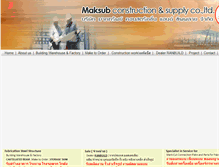Tablet Screenshot of maksubcon.com